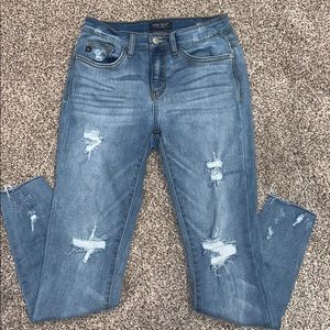 Judy Blue Destroyed Skinny Jeans